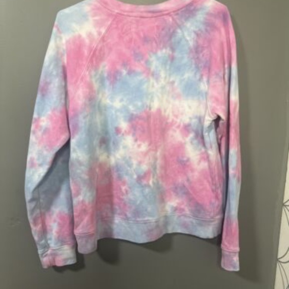 Calvin Klein Tie Dye Crewneck Sweatshirt Size Medium Pink/blue/purple - Picture 6 of 6